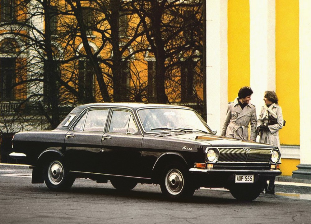 Very hip Soviet cars advertising posters
